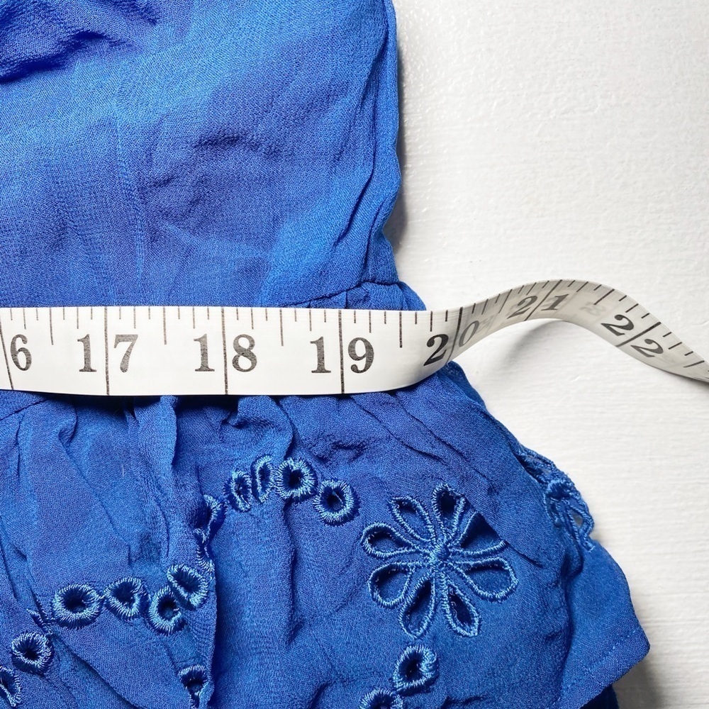 Karina Grimaldi Linda Embellished Mini Dress in Blue NWT - Picture 15 of 16
